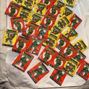 41 Topps ninja turtle trading cards
